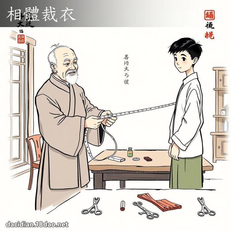 相體裁衣 配图