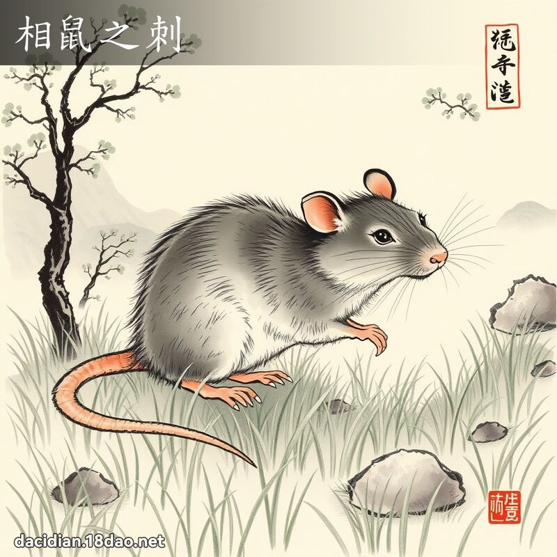 相鼠之刺 配图