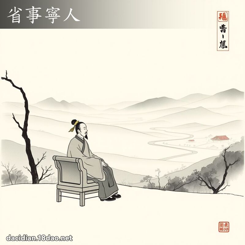 省事寧人 配图