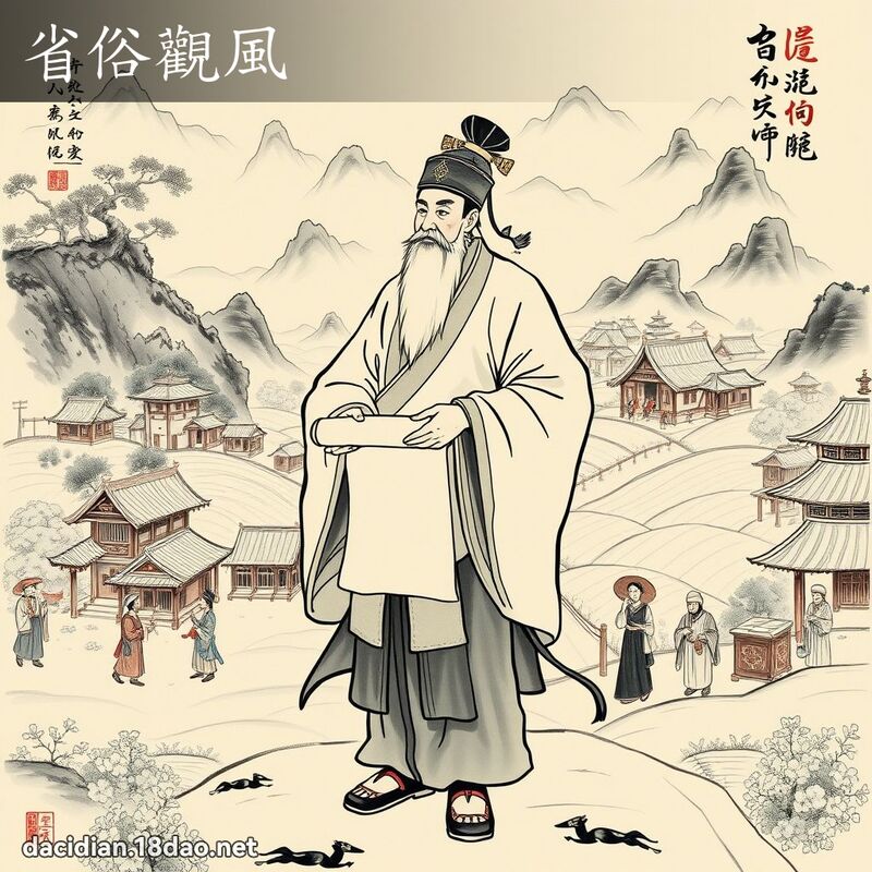 省俗觀風 配图