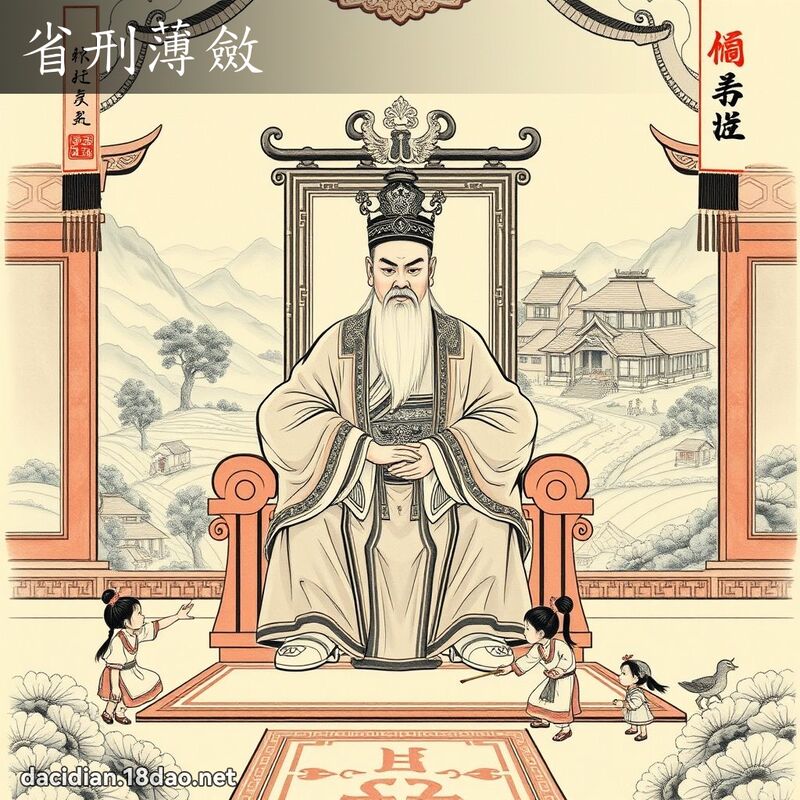 省刑薄斂 配图