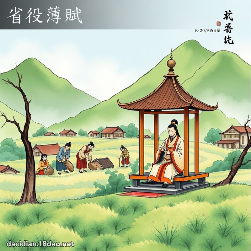 省役薄賦 配图