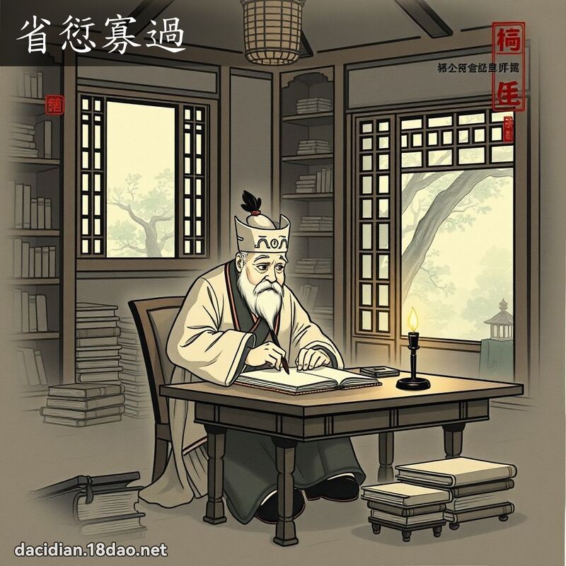 省愆寡過 配图
