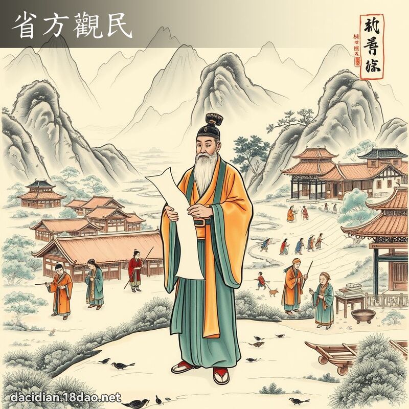 省方觀民 配图