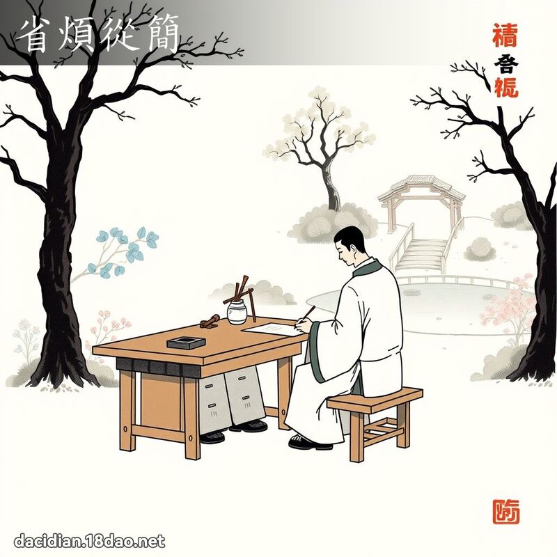 省煩從簡 配图