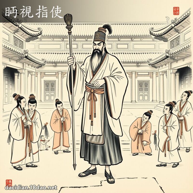 眄視指使 配图