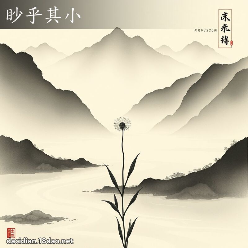 眇乎其小 配图