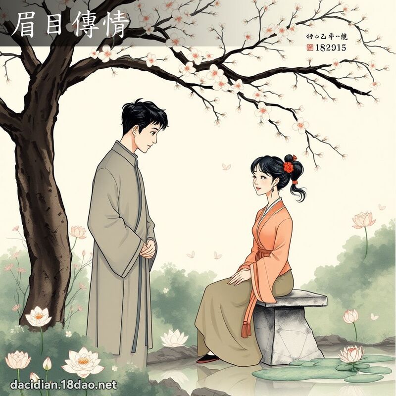 眉目傳情 配图