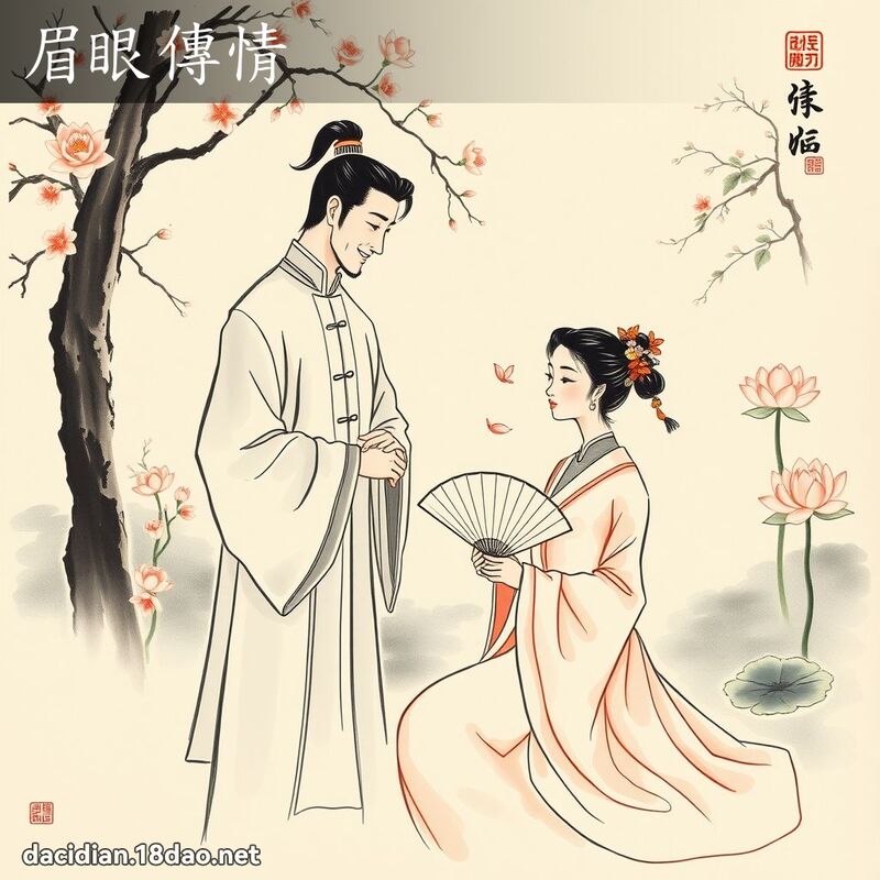 眉眼傳情 配图