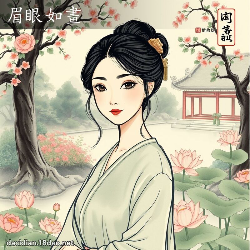 眉眼如畫 配图
