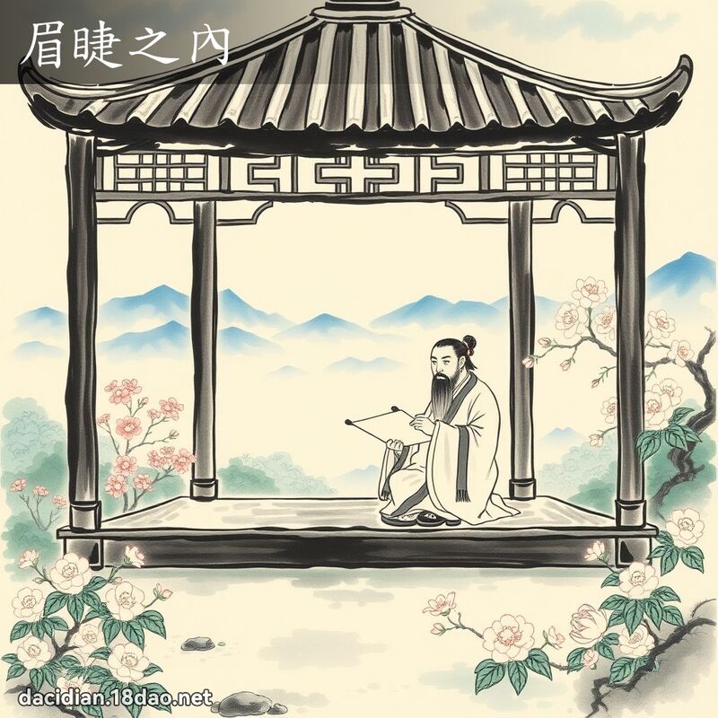 眉睫之內 配图