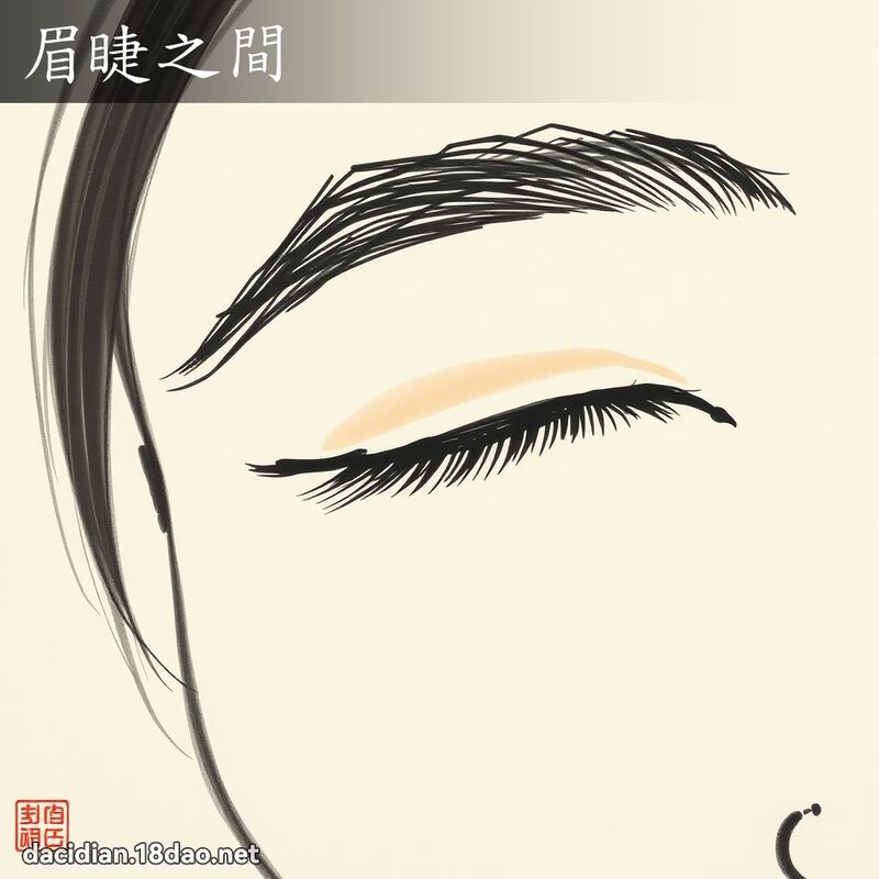 眉睫之間 配图