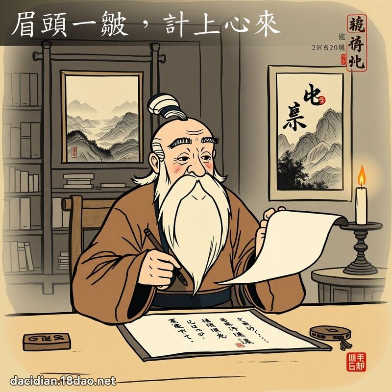 眉頭一皺,計上心來 配图