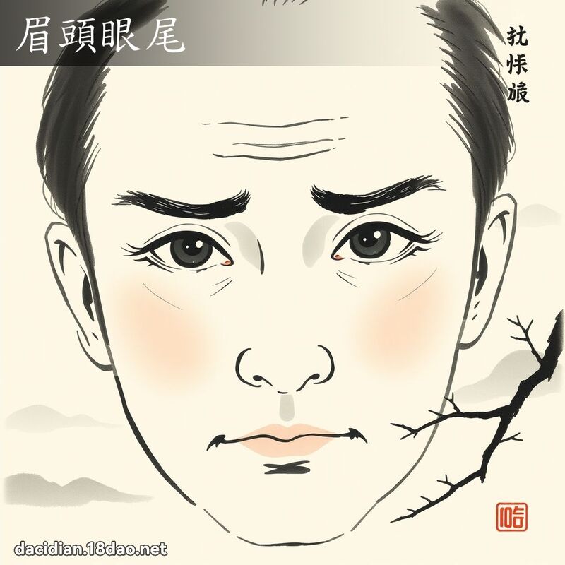 眉頭眼尾 配图