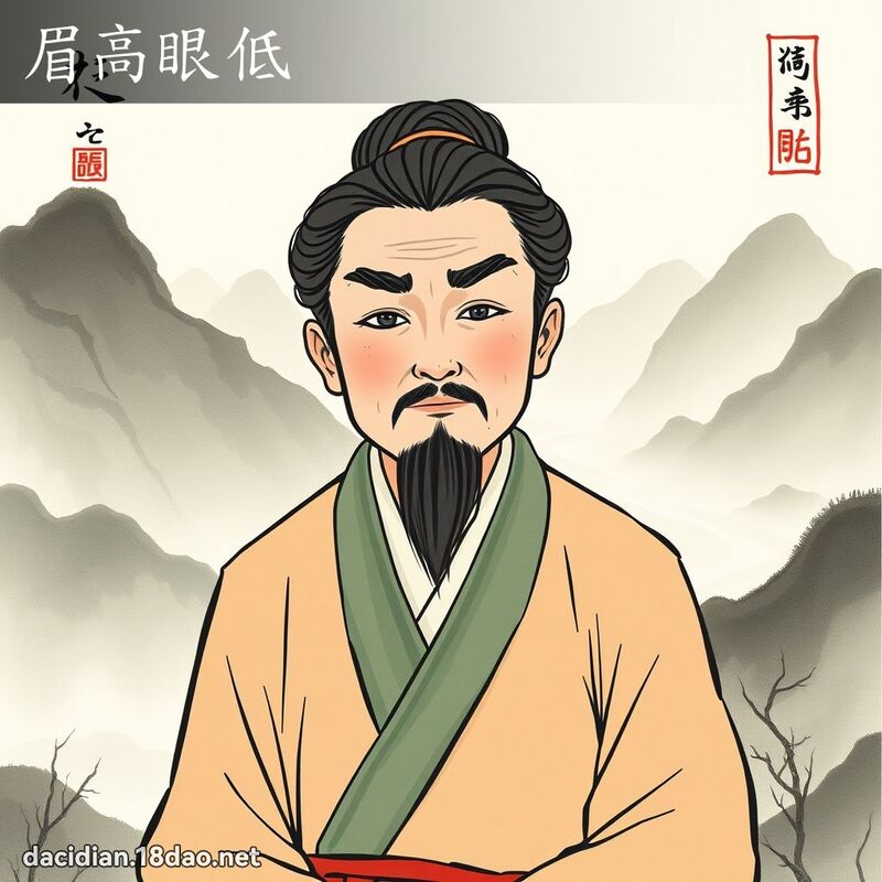 眉高眼低 配图