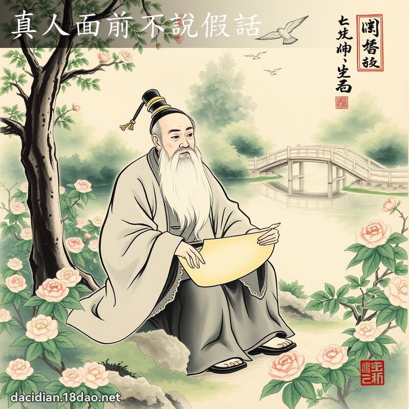 真人面前不說假話 配图