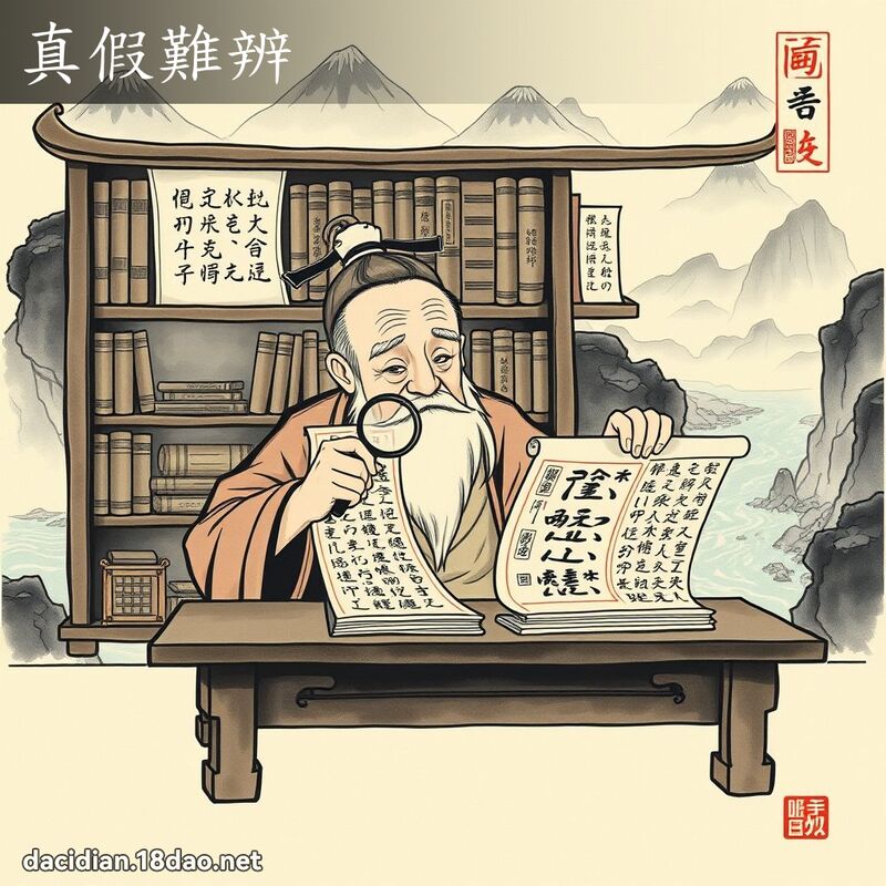 真假難辨 配图