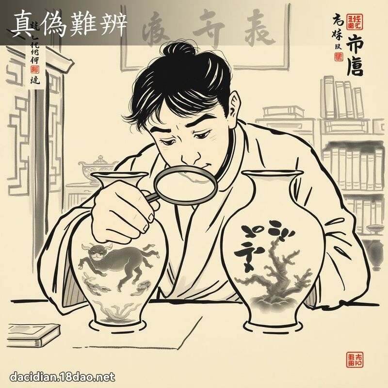 真偽難辨 配图
