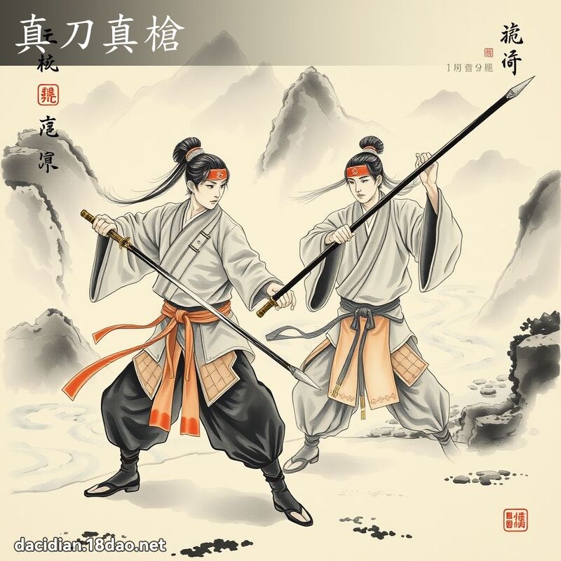 真刀真槍 配图