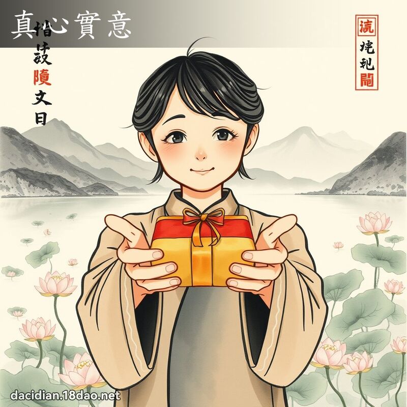 真心實意 配图