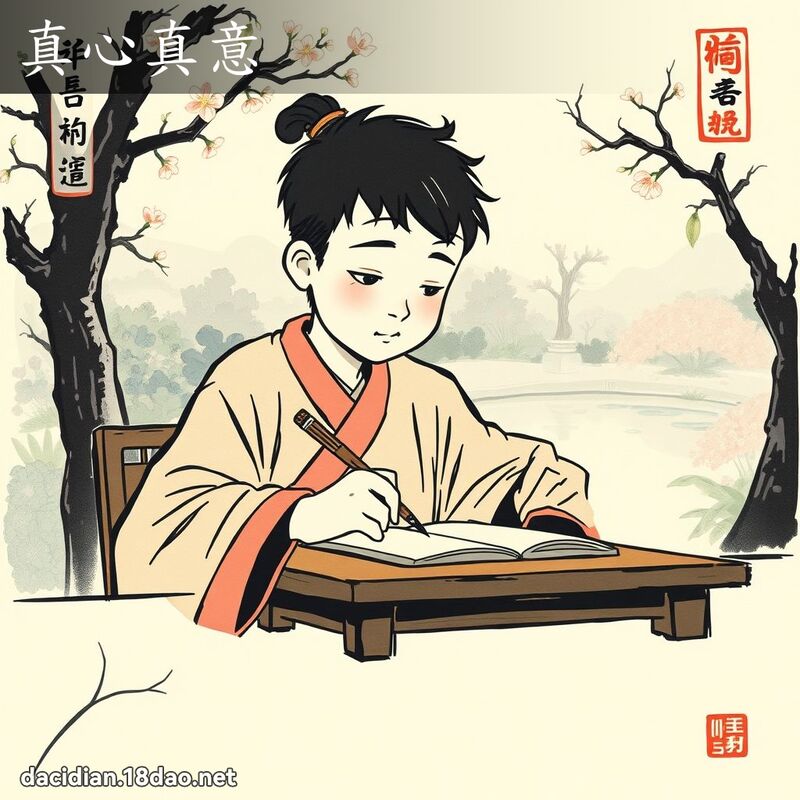 真心真意 配图