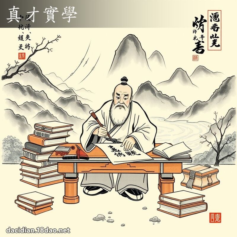 真才實學 配图