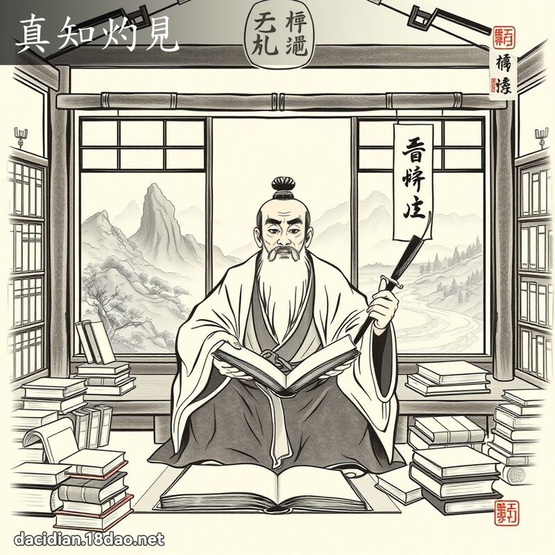 真知灼見 配图