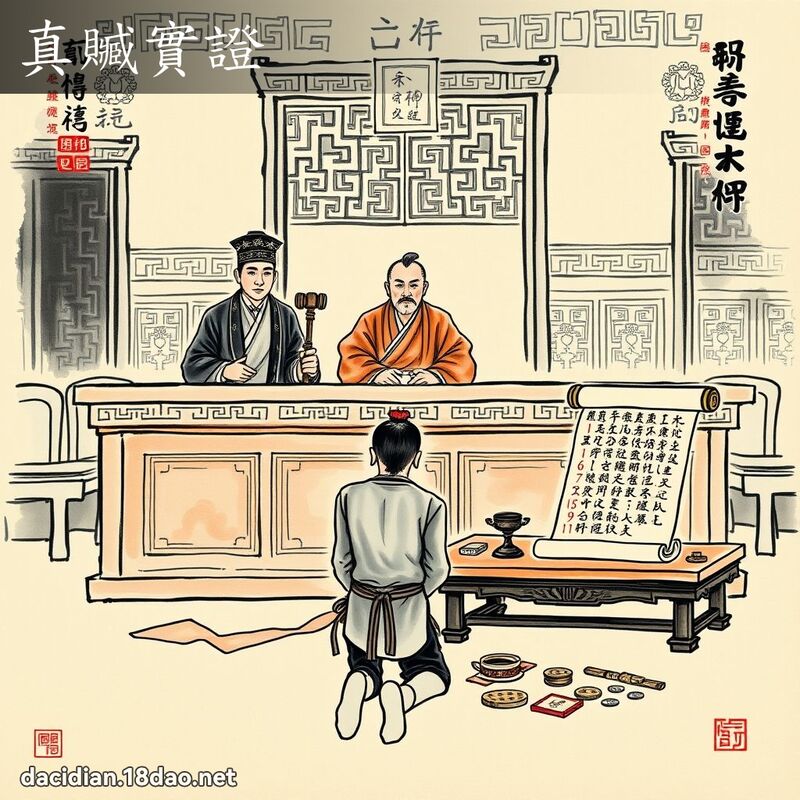真贓實證 配图