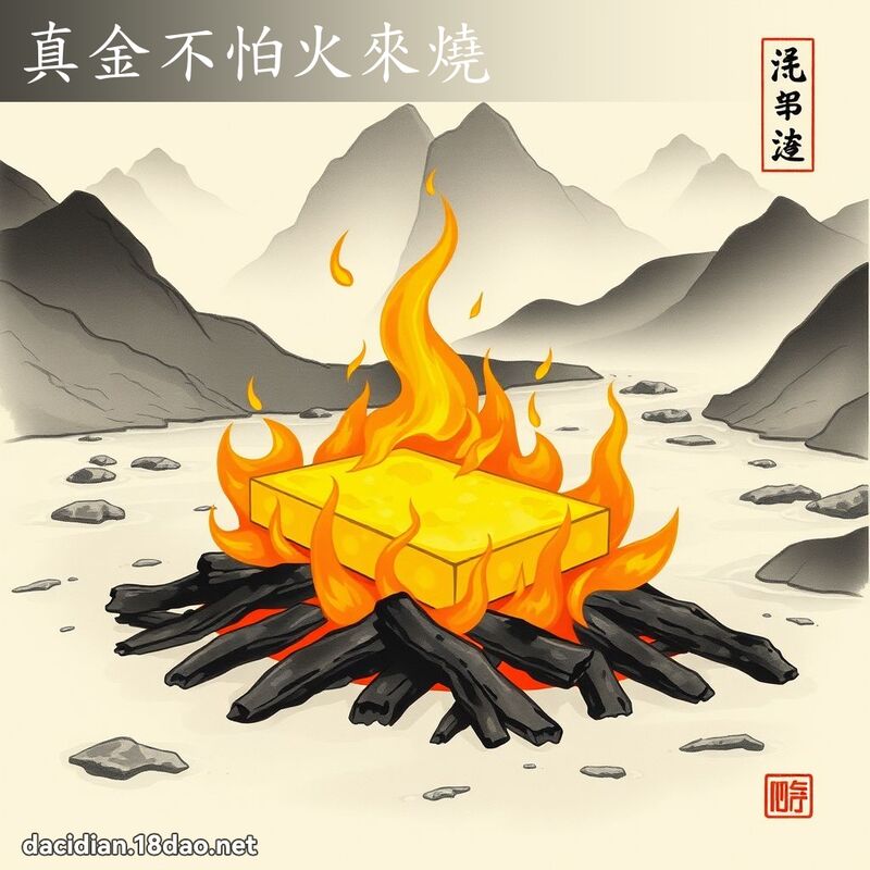 真金不怕火來燒 配图