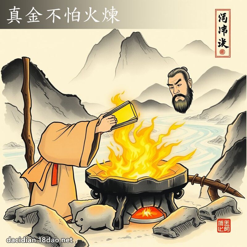 真金不怕火煉 配图