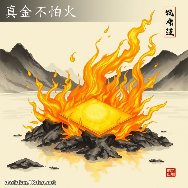 真金不怕火 配图