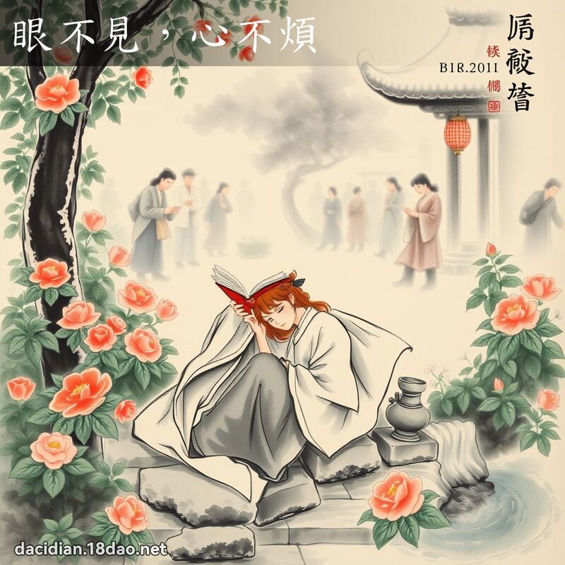 眼不见,心不烦 配图