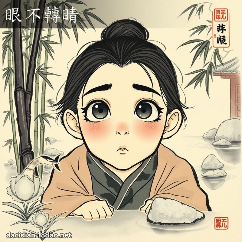 眼不转睛 配图