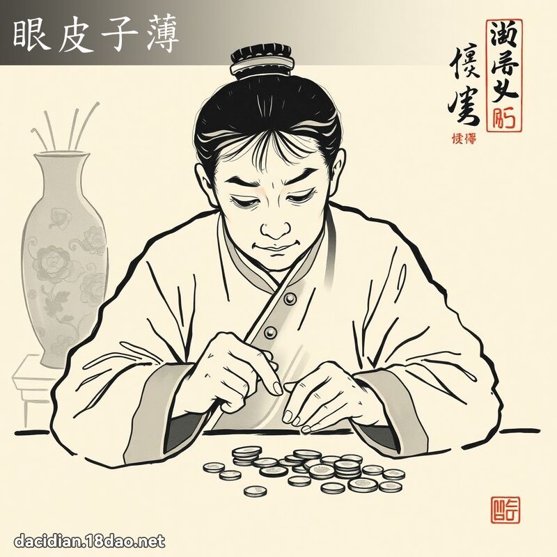 眼皮子薄 配图