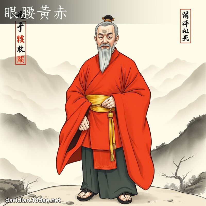 眼腰黄赤 配图