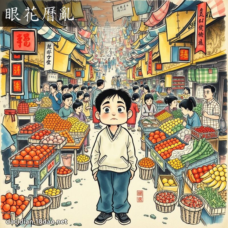 眼花历乱 配图