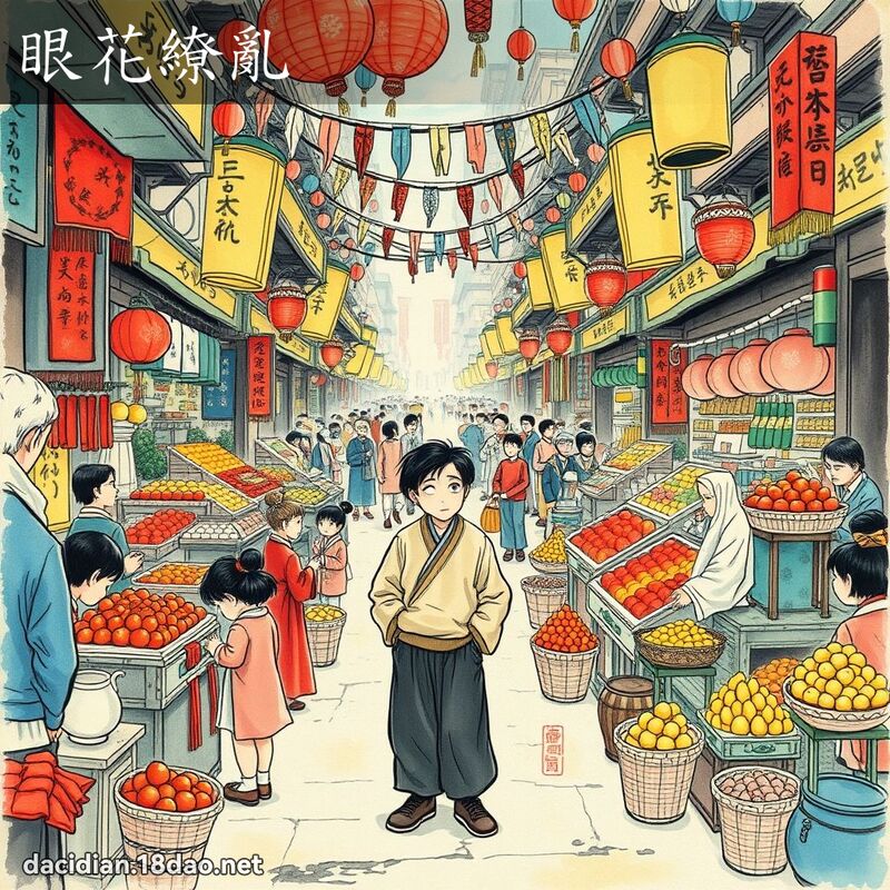 眼花繚乱 配图