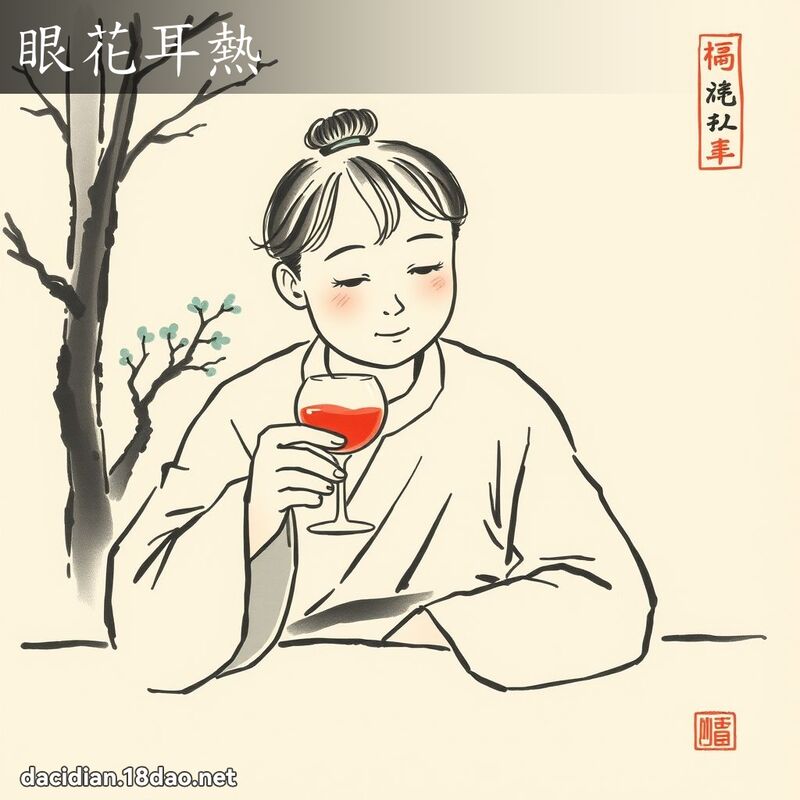 眼花耳热 配图