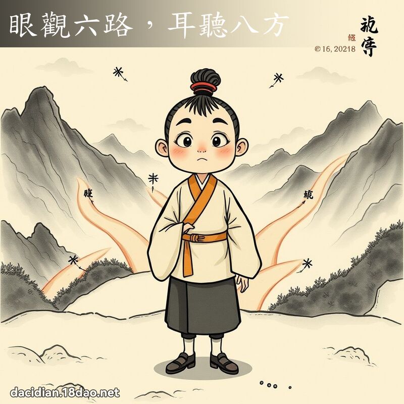 眼观六路,耳听八方 配图