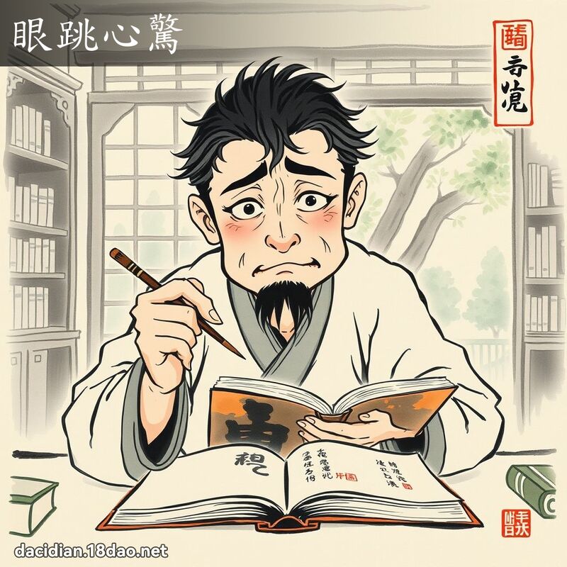眼跳心惊 配图