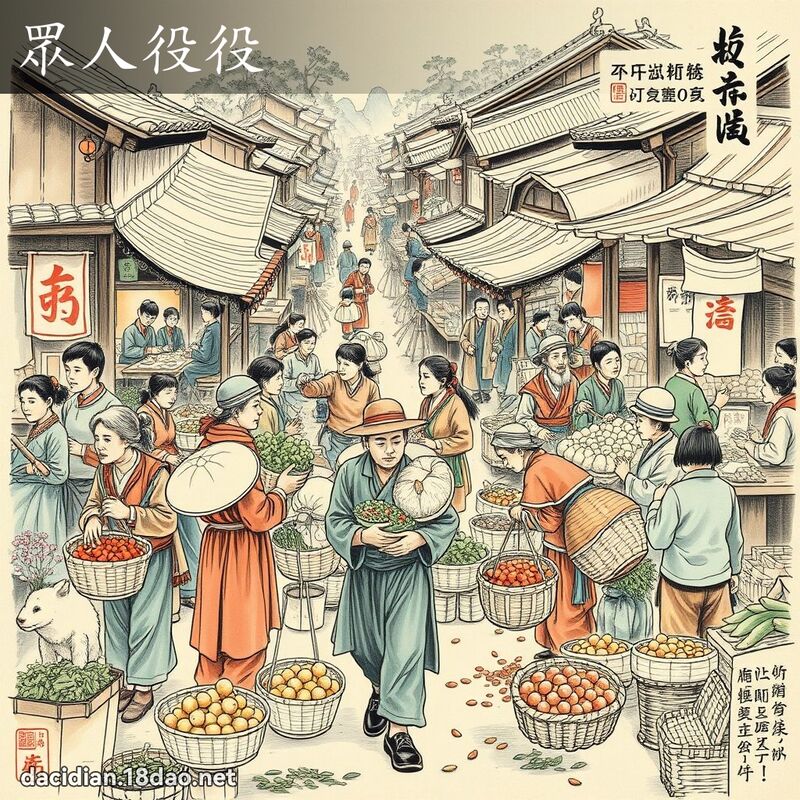 眾人役役 配图