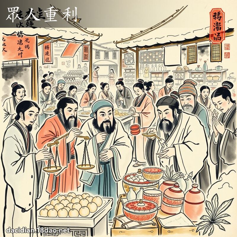 眾人重利 配图