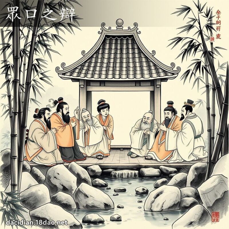 眾口之辩 配图