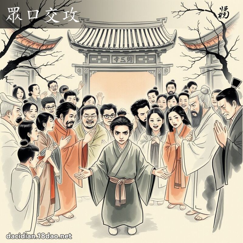 眾口交攻 配图