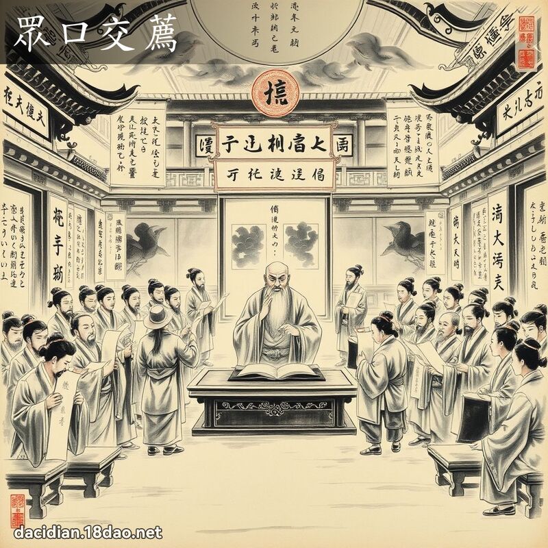 眾口交荐 配图