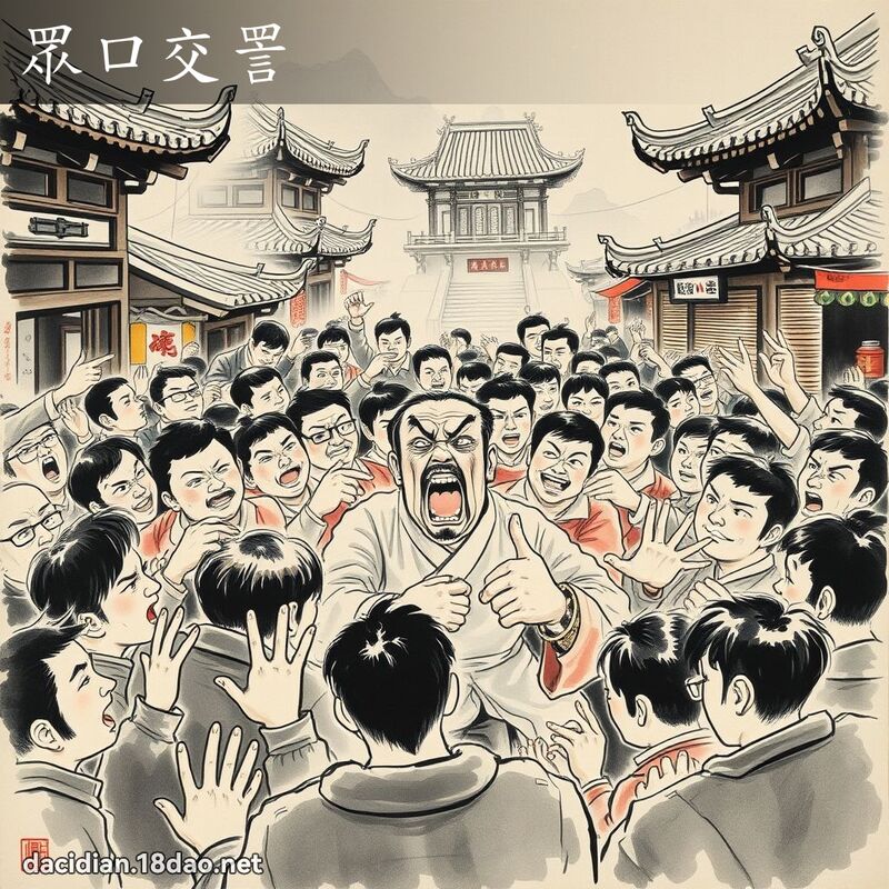 眾口交詈 配图