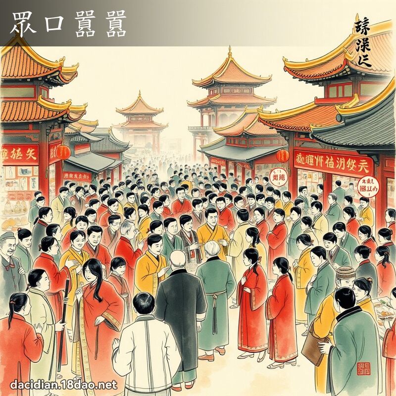 眾口囂囂 配图