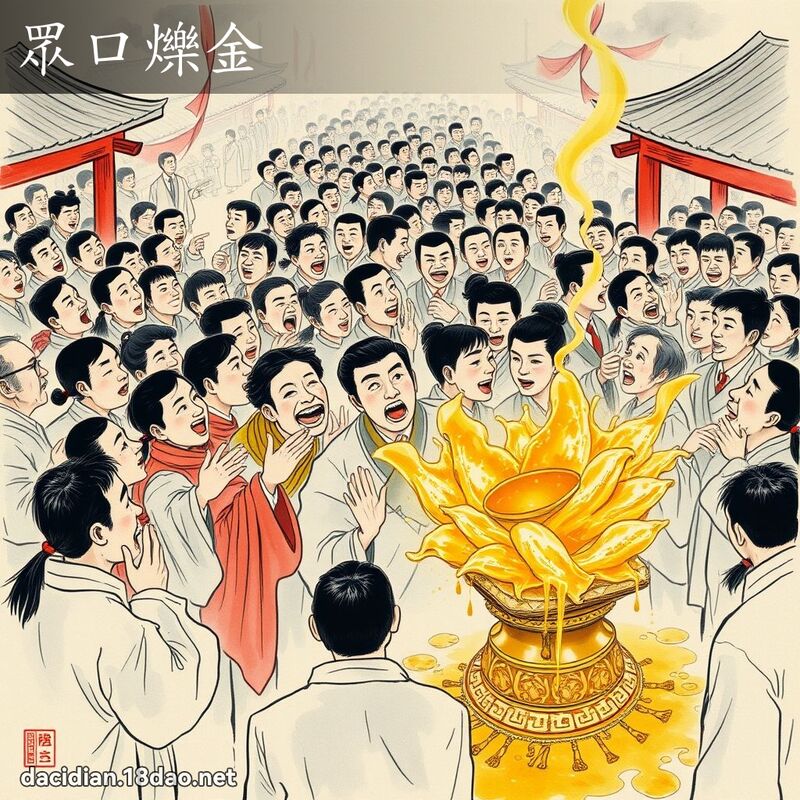 眾口烁金 配图