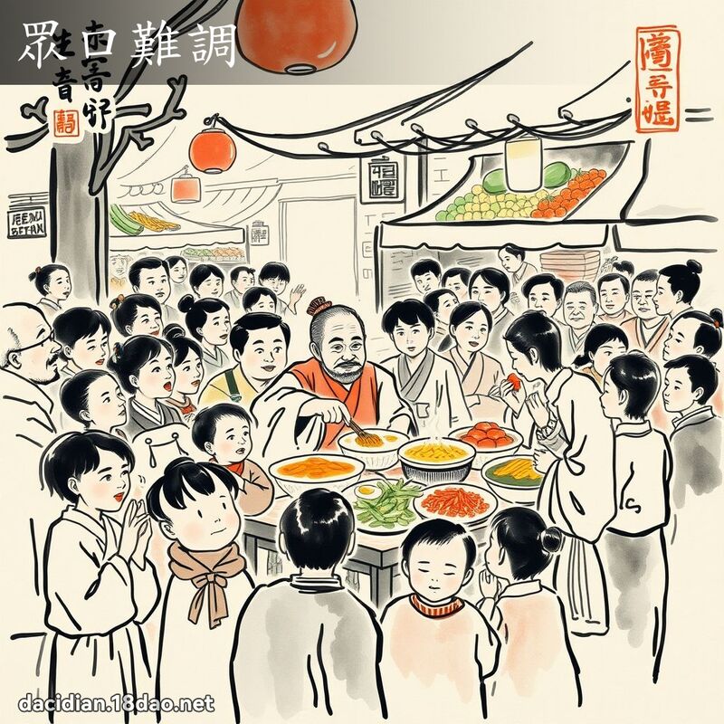 眾口难调 配图