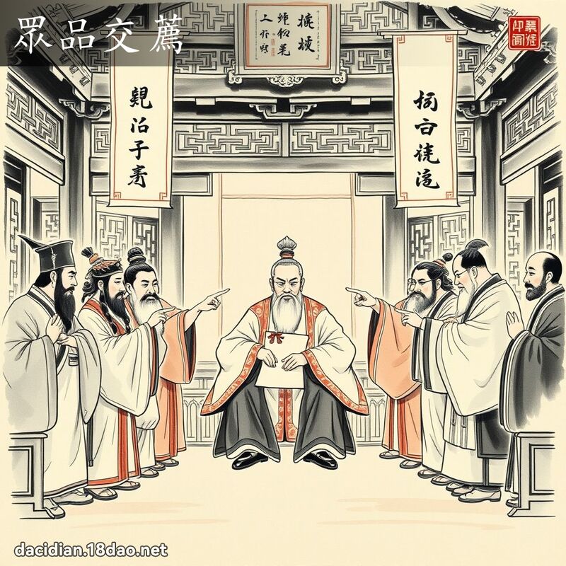 眾品交荐 配图